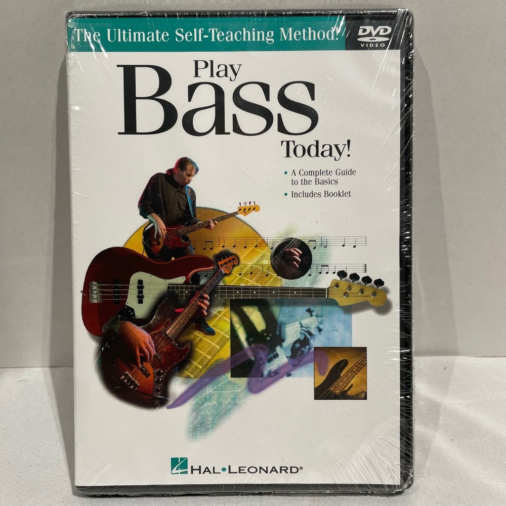 Hal Leonard Play Bass Today! DVD Ultimate Self-Teaching Method Chris Kringel NEW